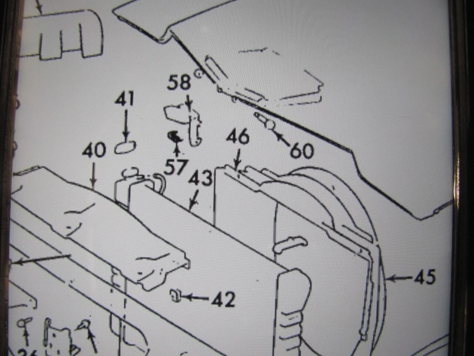 Nuevo de Lote Antiguo 1971 Chevy Impala Caprice Bloqueo de Capó Cierre de Seguridad Perno Pestillo Chevrolet Foto 3 de 3