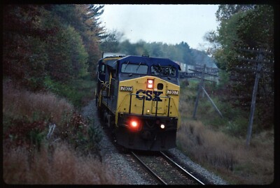 Original Rail Slide - CSXT 7807+ Stevens Point WI 10-12-1997 | eBay