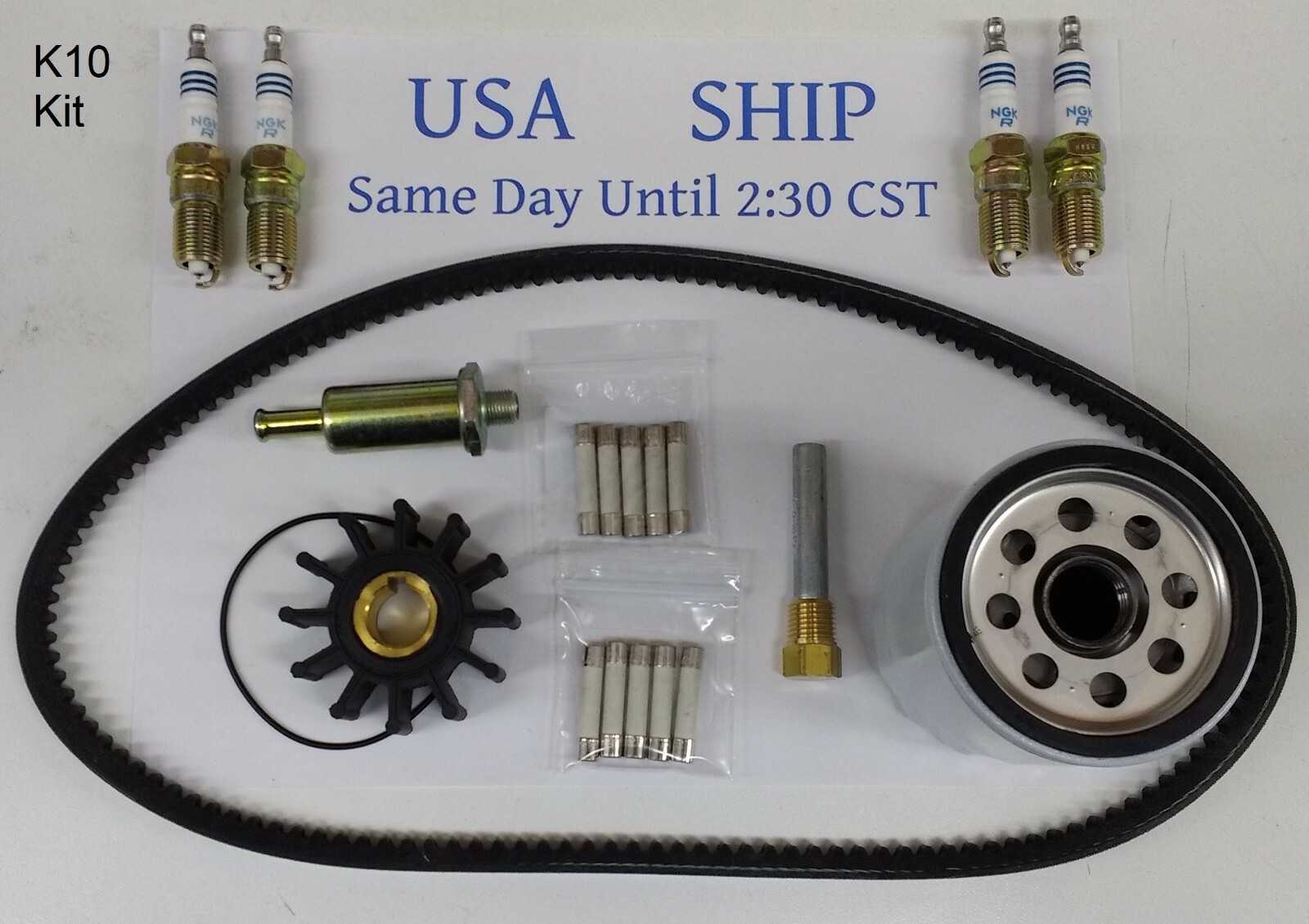 Maintenance Service Kit Kohler Marine Generator 8C 8E 10C 10E 12.5C 12.