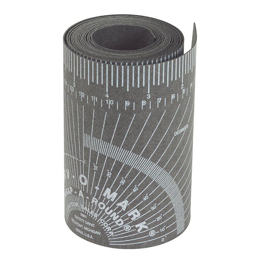 Righello Curv-O-Mark Jackson Safety - Per Tubi Da 4 A 12 Pollici, Nero, Flessibile - Foto 11