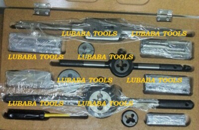 HEAVY DUTY TAP AND DIE SET 1/4 TO 1/2 BRITISH STANDARD FINE- BOXED COMPLETE BSF