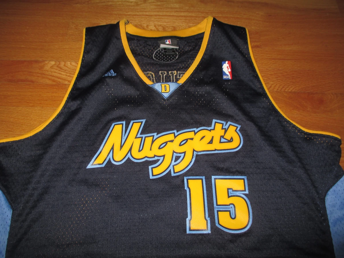 2006-10 DENVER NUGGETS ANTHONY #15 ADIDAS SWINGMAN JERSEY (AWAY) Y