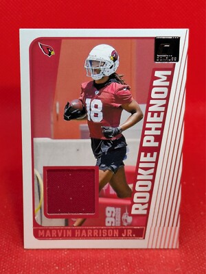 Marvin Harrison Jr. RC Phenom Jersey Patch SP 2024 Panini Donruss #RPJ-MHJ