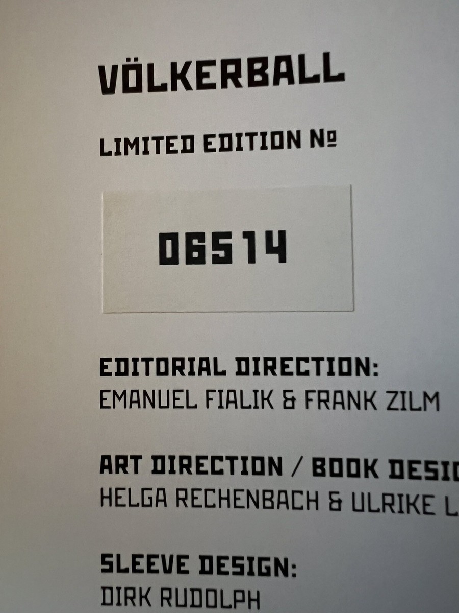 Rammstein Volkerball Limited Tour Book Edition 2 CD/2 DVD