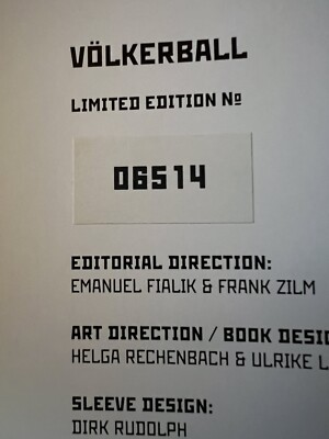 その他 Volkerball [DVD] Rammstein Volkerball Limited Tour Book Edition 2 CD/2 DVD