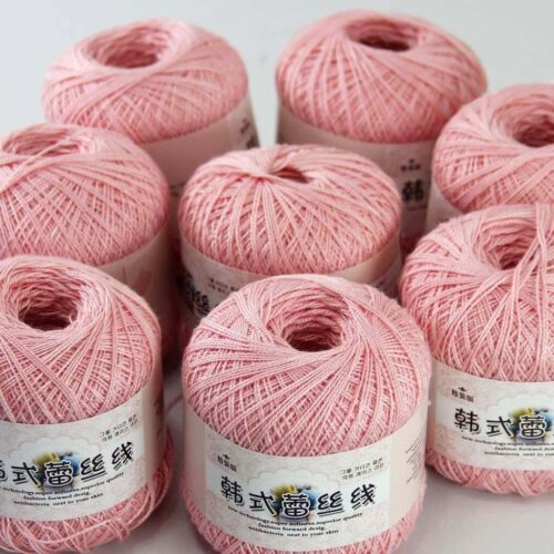 Aipeng 8ballsx50g Hand DIY Wear Cotton Lace Crochet Shawl Knitting Yarn 18