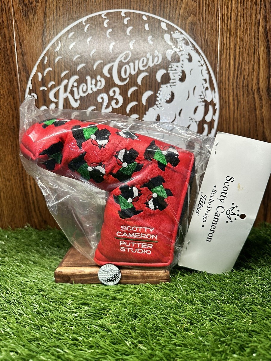 Scotty Cameron New 2004 Red Christmas Scotty Dog Putter Headcover