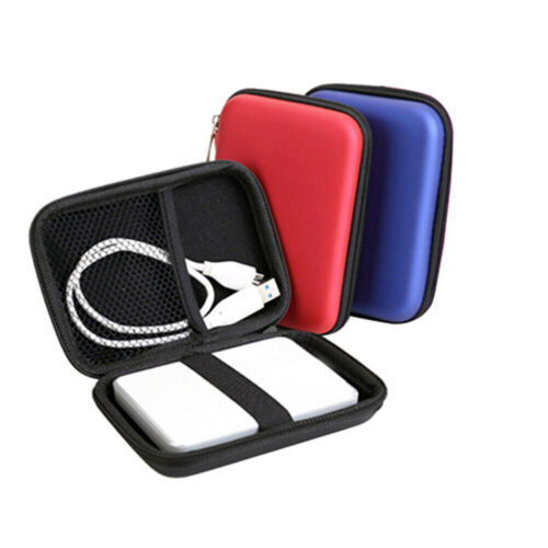 2.5 inch Power Bank USB External HDD Hard Disk Drive Carry Case Cover Bag Pouch - Afbeelding 1 van 13