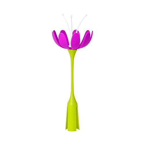 Boon Stem Drying Rack Accessory, Magenta & White