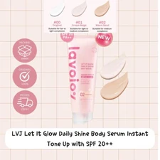 Lavojoy Let It Glow Daily Shine Body Serum Tone Up SPF 20 PA++ Body Lotion 180ml