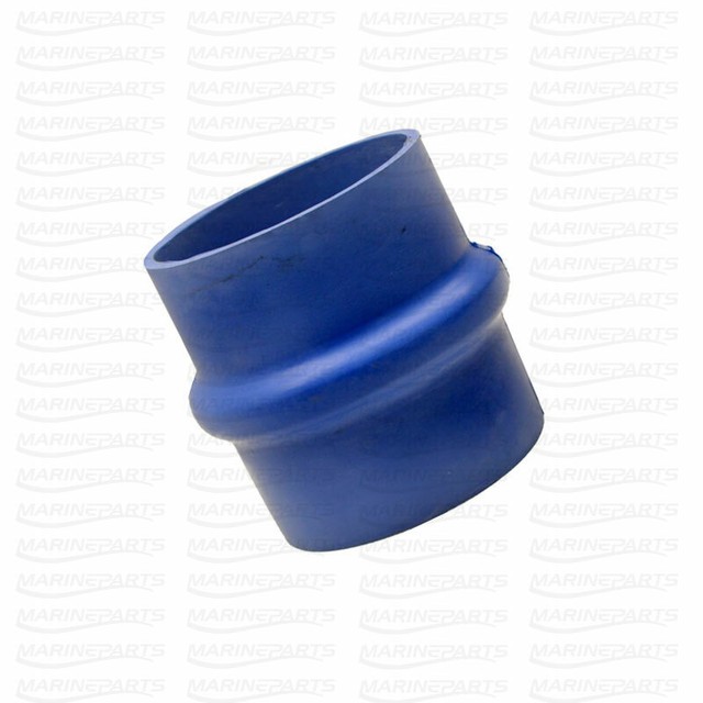 Trident Boat Exhaust Rubber Bellow 4" Blue Silicon Flexible Marine