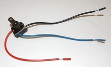 3-WAY ANTIQUE BRASS ROTARY CANOPY SWITCH 3/8 SHANK 573AJG