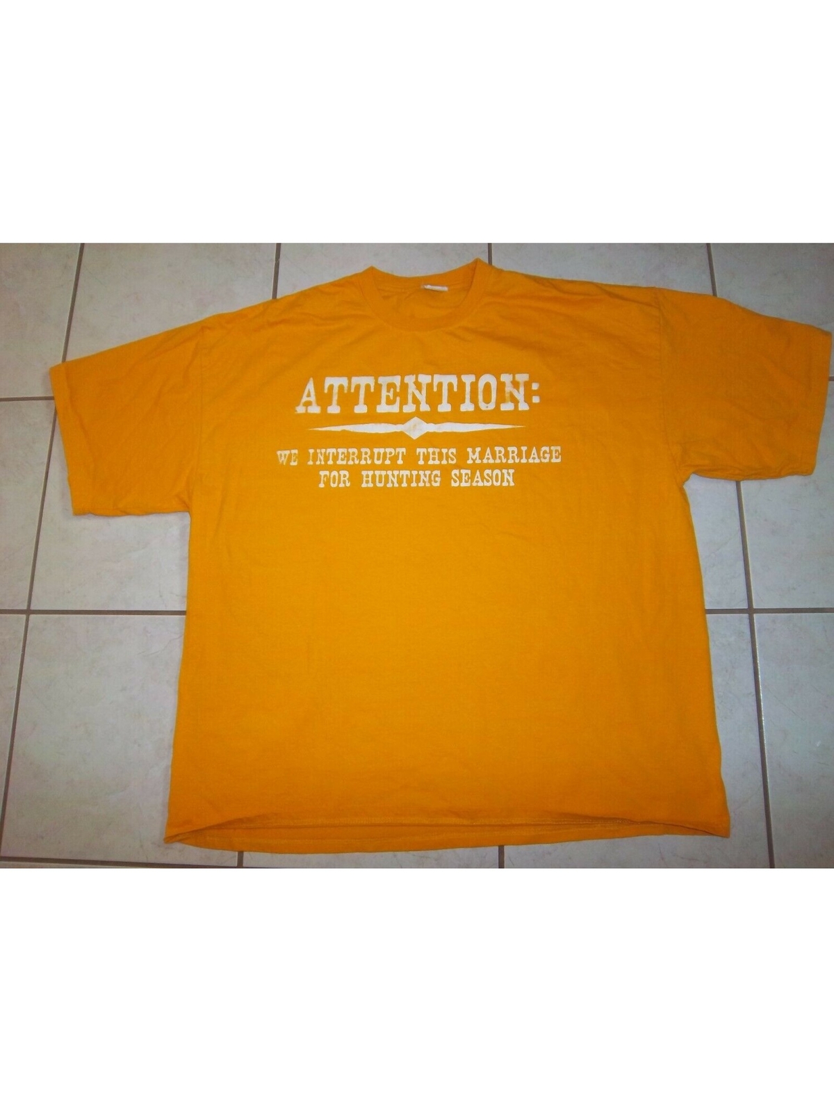 Мужская желтая футболка с коротким рукавом с рисунком KEYA Mens L