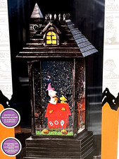 Peanuts Snoopy Halloween Spooky Lantern with Lights Music