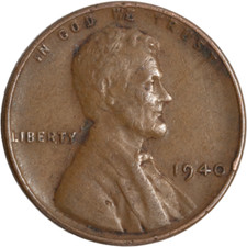 1940 P Lincoln Wheat Cent Good Or Better Condition No Culls Free Shipping 1940 P Lincoln Wheat Cent Good Or Better Condition No Culls Free Shipping