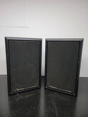 Vintage Infinity RS-225 Bookshelf Speakers Tested And Working