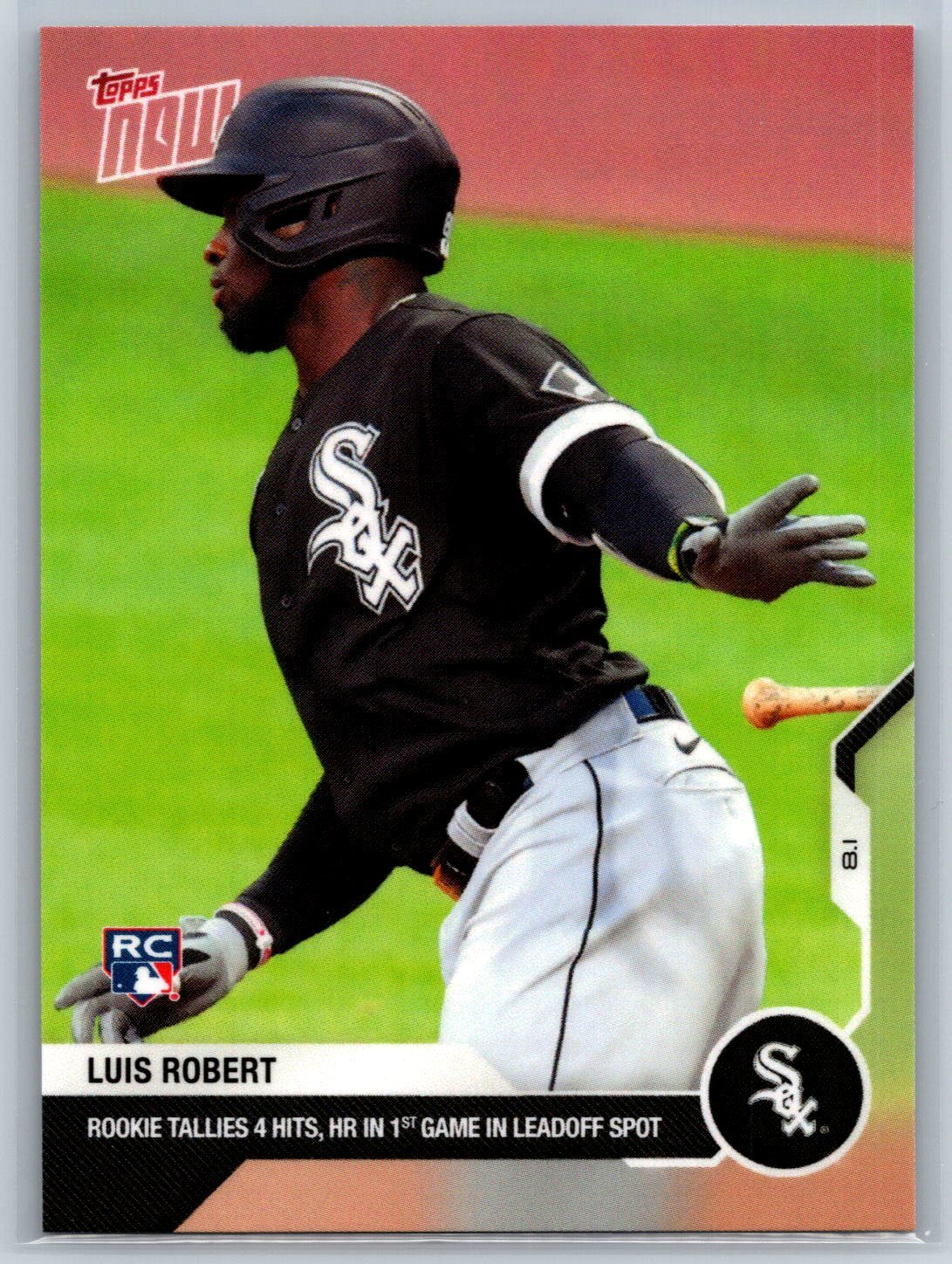 2020 Topps Now Luis Robert Rookie Chicago White Sox RC #43