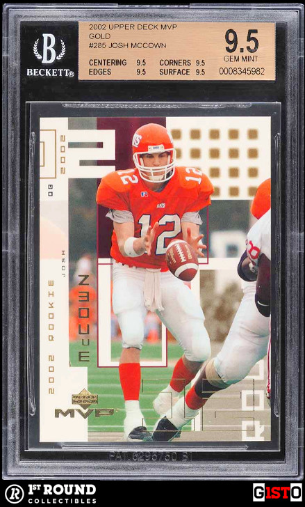 Josh McCown Upper Deck MVP #285 Gold