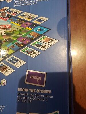 Fortnite Account Monopoly Collectors Board Game New Sealed