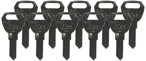 LOT OF 10  Ilco 1645R Key Blank Various hitch, receiver lock Fulton Hitch, ETC. - Picture 1 of 2