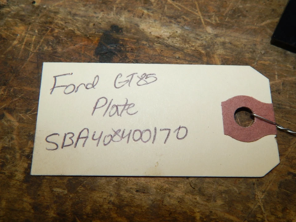Placa Ford GT85 SBA408400170 Foto 4 de 4