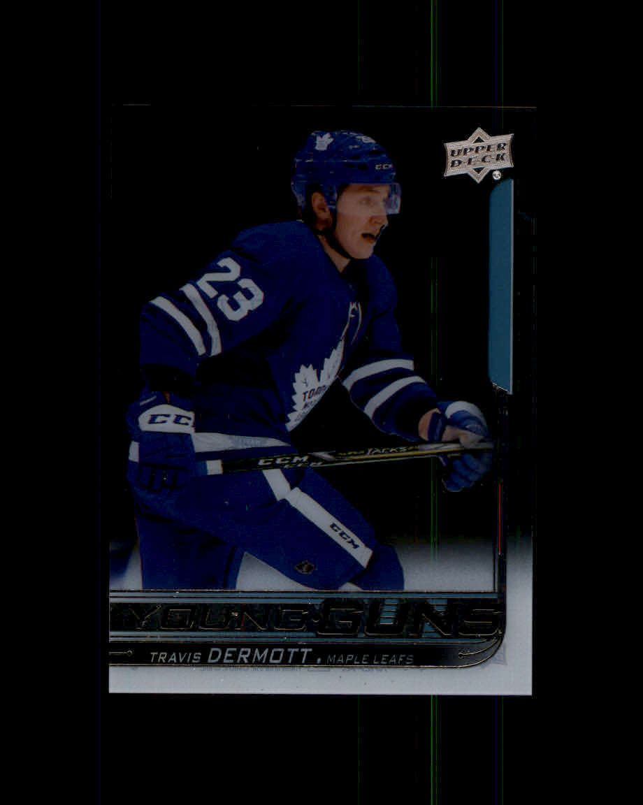 2018-19 Upper Deck Clear Cut Parallel #228 Travis Dermott YG (ref 165322)