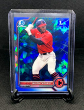 JAISON CHOURIO 2022 Bowman Chrome Sapphire 1st Bowman Base PACK FRESH BCP-174