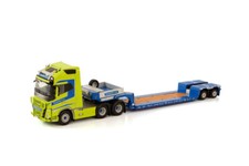 WSI 1/50 FOR VOLVO FH5 GLOBETROTTER XL 6X2 TAG AXLE LOWLOADER 2AXLE CRANE NORWAY