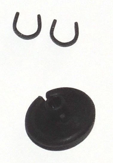 2 RED Soft FLEX KISSER BUTTONS With Clips Archery Bow String Bowstring FREE SH - Image 2 of 2