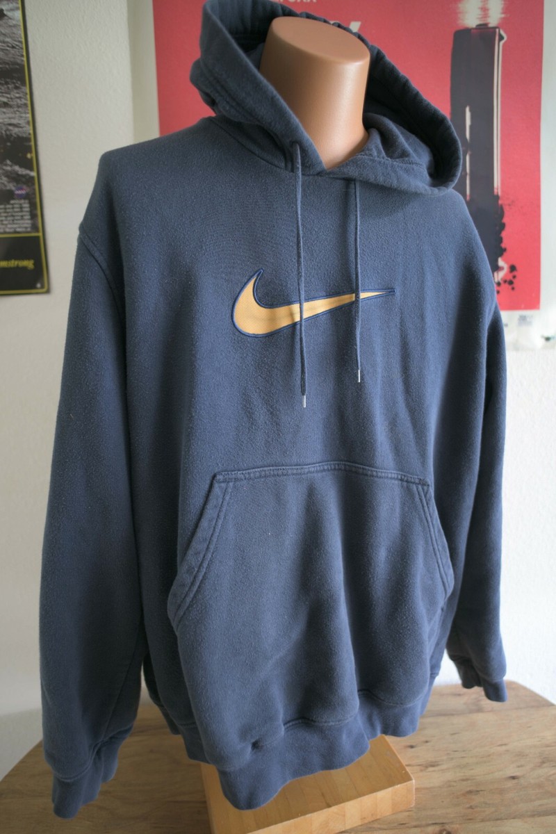 retro gold vintage nike crew fleece