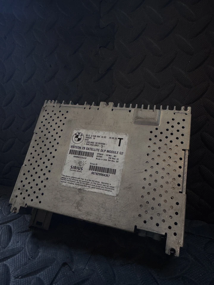BMW M5 750LI 2006 07 2008 unidad de módulo de control de radio por satélite OEM 6512 6948064 Foto 3 de 4