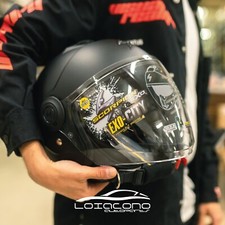 EXO-CITY II 2 CASCO JET DOPPIA VISIERA SCORPION EXO NERO OPACO XL