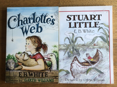Lot of 2 PB Books Charlotte's Web & Stuart Little by E B White / Garth Williams