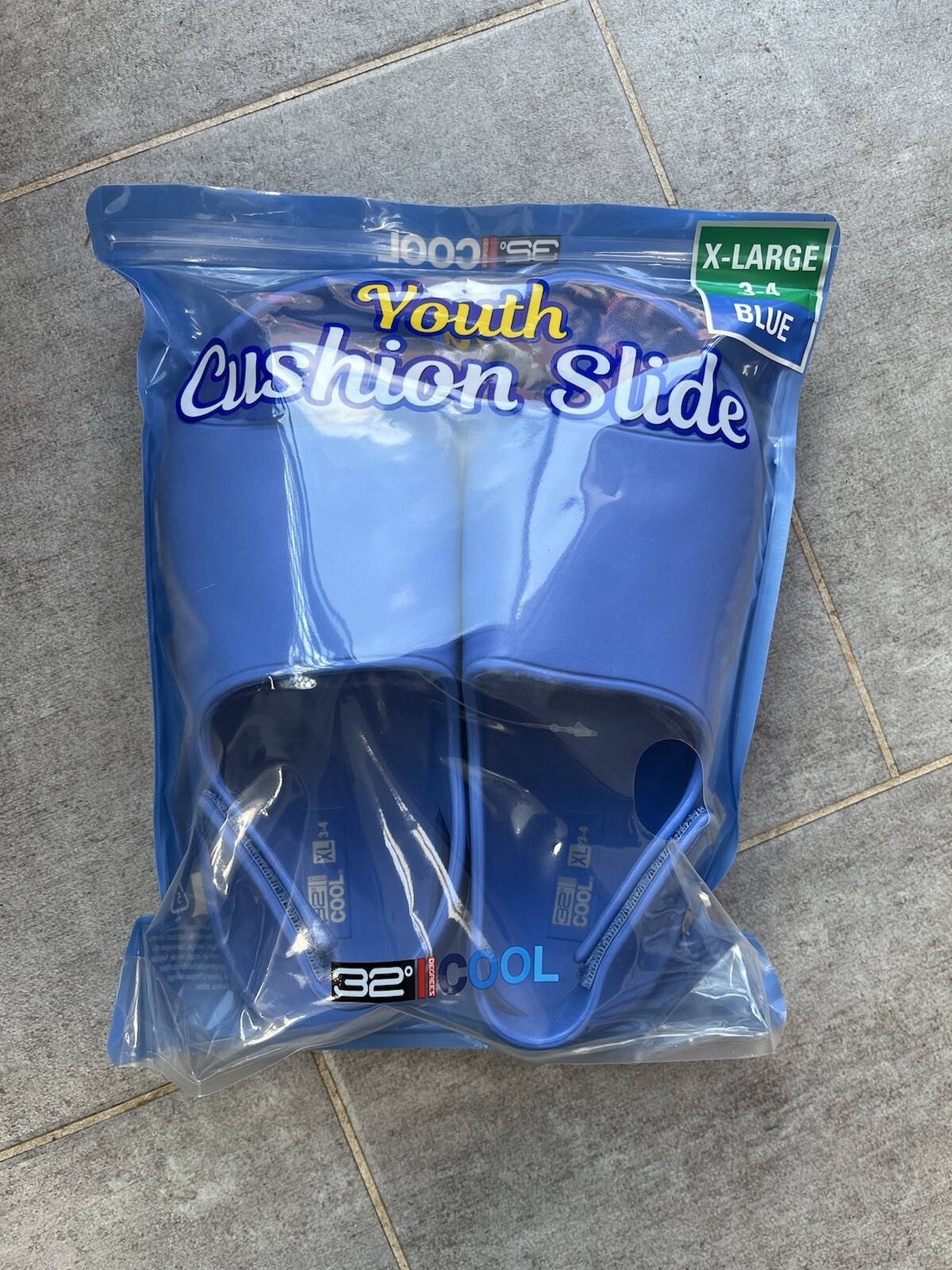 APL Ciabatte bambina ragazzo By 32 gradi taglia uk 3 4 blu nuove in confezione originale