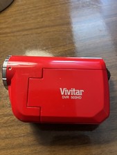 Vivitar Digital Camcorder DVR 503 Red 4X Zoom 1.5" Screen