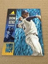 1995 Pinnacle White Hot Blue Foil #WH10 Don Mattingly New York Yankees NMT MINT