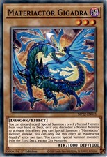 Materiactor Gigadra 1st Edition 2022 Tin of the Pharaoh's Gods Yugioh