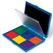 Learning Resources LER4275 7 Color Stamp Pad Ink Pad