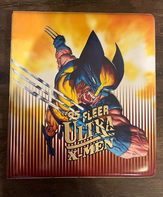 1995 Fleer Ultra X-Men Binder With Sets, Hundreds Of Marvel Cards