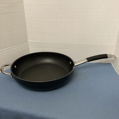 Bialetti 14'' 7.5 QT Jumbo Double Handle NSF Skillet Sauté Pan - Made in Italy