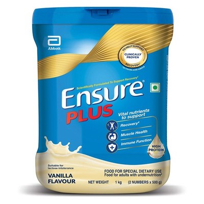 Ensure Plus Powder - 1 Kg (Vanilla) | Fast Ship