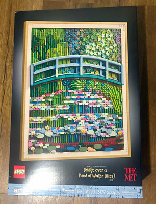 LEGO Art Claude Monet Bridge Over a Pond of Water Lilies BRAND NEW AND SEALED