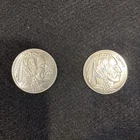 2 American Buffalo 1oz.silver coins