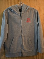 VANS Off The Wall Youth Large Gray Zip Up Hoodie