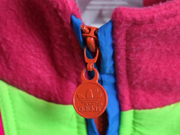 Adidas 80s Crazy Pattern Half Zip Jacket Multicol… - image 4