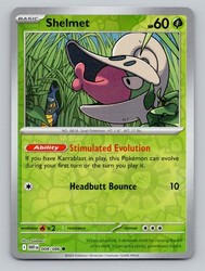 Shelmet 008/086 Reverse Holo SV: White Flare