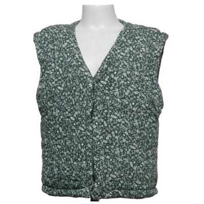 Zeeman, Outdoor Weste, Mädchen, Größe: 158/164, Grün/Weiß #tje