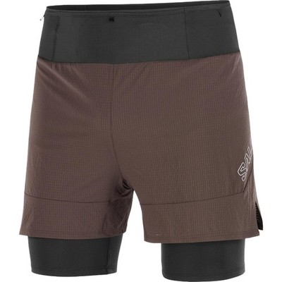 Salomon Sense Comfortable Lightweight Energetic Two-In-One Sports Shorts