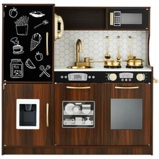 Best Choice Products Wooden Play Kitchen for Kids with 11 Accessories, Ages 3 