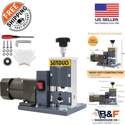 25W Automatic Wire Stripper Machine, Versatile 0.04 -0.79  Cable Stripping Tool